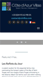 Mobile Screenshot of cotedazurvillarentals.com